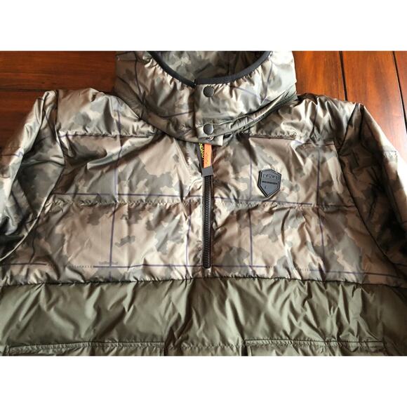 Nike Lebron James Down Fill Camo Puffer Jacket Men's AT3904-355 Size XL-Tall - Picture 16 of 16